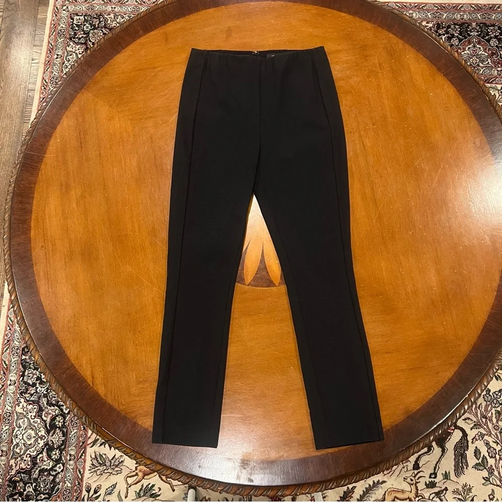 Rag & Bone Simone High Rise Cropped Stretch Pant Black 8 Slim Designer Office - Picture 4 of 16